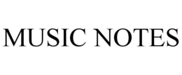 MUSIC NOTES trademark