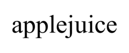APPLEJUICE trademark