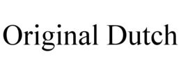 ORIGINAL DUTCH trademark