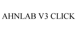 AHNLAB V3 CLICK trademark