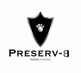 PRESERV-8 FRESHNESS IN EVERY BAG trademark