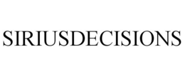 SIRIUSDECISIONS trademark