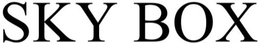 SKY BOX trademark