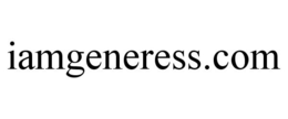 IAMGENERESS.COM trademark