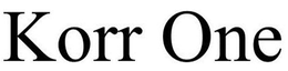KORR ONE trademark