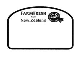 FARMFRESH FROM NEW ZEALAND FIRST QUALITY trademark