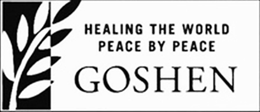 GOSHEN HEALING THE WORLD PEACE BY PEACE trademark