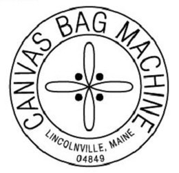 CANVAS BAG MACHINE LINCOLNVILLE, MAINE 04849 trademark
