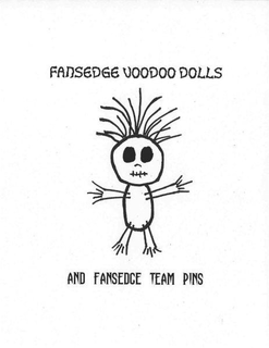 FANS EDGE VOODOO DOLLS AND FANS EDGE TEAM PINS trademark