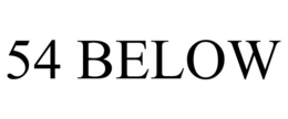 54 BELOW trademark