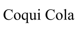 COQUI COLA trademark