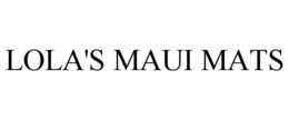 LOLA'S MAUI MATS trademark