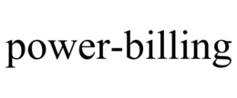POWER-BILLING trademark
