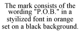 P.O.B. trademark