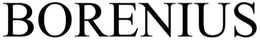 BORENIUS trademark