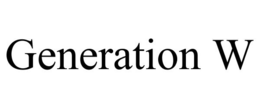 GENERATION W trademark