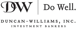 DW DO WELL DUNCAN-WILLIAMS, INC. INVESTMENT BANKERS trademark