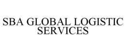 SBA GLOBAL LOGISTIC SERVICES trademark
