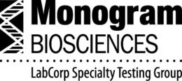 MONOGRAM BIOSCIENCES LABCORP SPECIALTY TESTING GROUP trademark