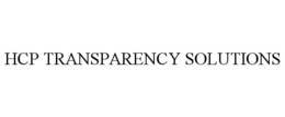 HCP TRANSPARENCY SOLUTIONS trademark