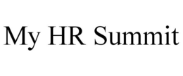 MY HR SUMMIT trademark