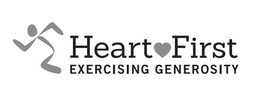 HEART FIRST EXERCISING GENEROSITY trademark