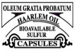 OLEUM GRATIA PROBATUM HAARLEM OIL BIOAVAILABLE SULFUR CAPSULES trademark