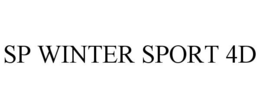 SP WINTER SPORT 4D trademark