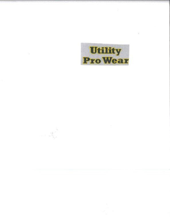 UTILITY PRO WEAR trademark
