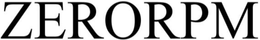 ZERORPM trademark