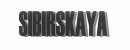 SIBIRSKAYA trademark