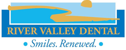 RIVER VALLEY DENTAL · SMILES. RENEWED. · trademark