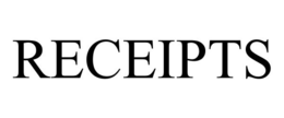 RECEIPTS trademark