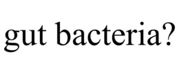 GUT BACTERIA? trademark