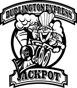 BURLINGTON EXPRESS JACKPOT CATFISH BEND trademark