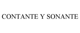 CONTANTE Y SONANTE trademark