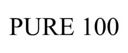 PURE 100 trademark