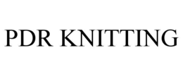 PDR KNITTING trademark