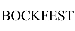 BOCKFEST trademark