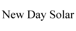 NEW DAY SOLAR trademark