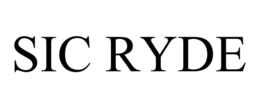 SIC RYDE trademark