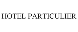 HOTEL PARTICULIER trademark