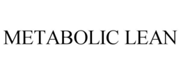 METABOLIC LEAN trademark