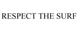 RESPECT THE SURF trademark