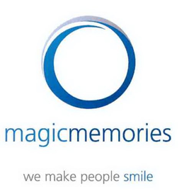 MAGICMEMORIES WE MAKE PEOPLE SMILE trademark