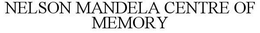 NELSON MANDELA CENTRE OF MEMORY trademark