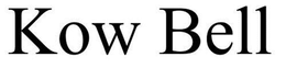 KOW BELL trademark