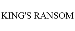 KING'S RANSOM trademark