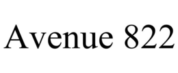 AVENUE 822 trademark