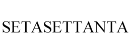 SETASETTANTA trademark